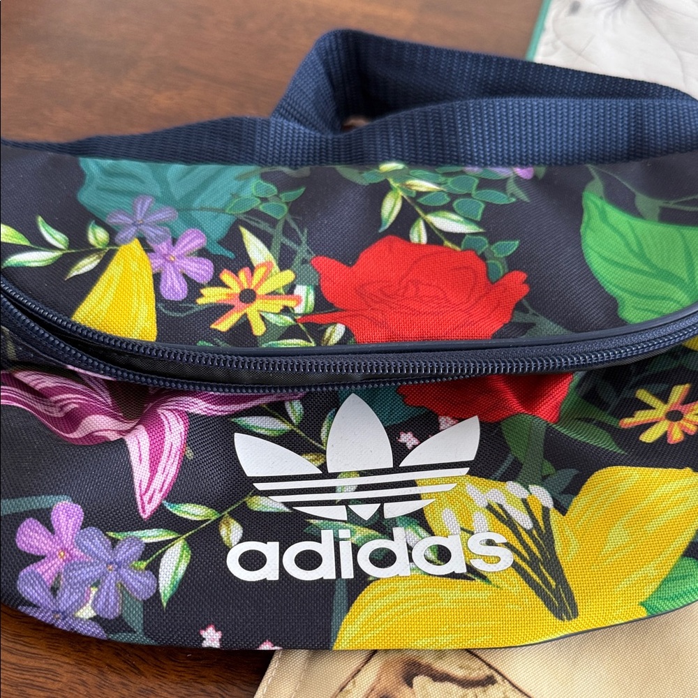 Adidas Multicolor Floral Waist Bag